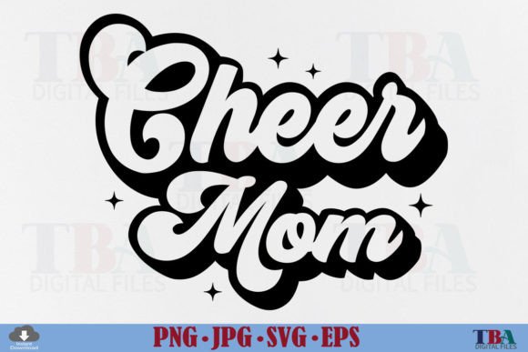 Cheer Mom SVG: A Retro Mama's Delight