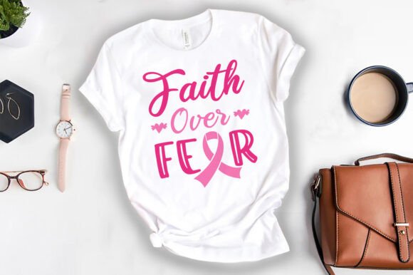 Faith over Fear Cancer Awareness T-shirt