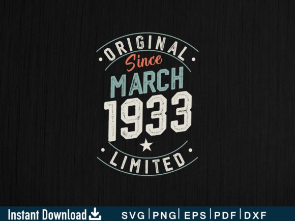 March 1933 Gifts 91st Birthday Shirt Review