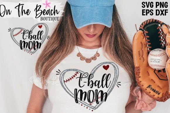 T-Ball MOM SVG - Perfect for Sporty Embroidery