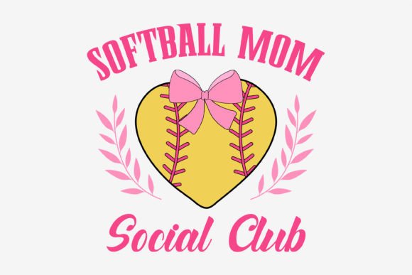 Vintage Coquette Softball Mom Svg Png Review